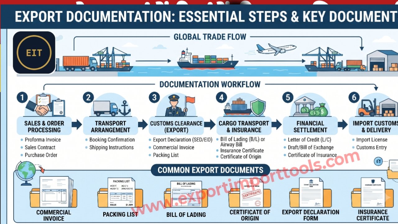 Export Import Documentation and International Trade Documents